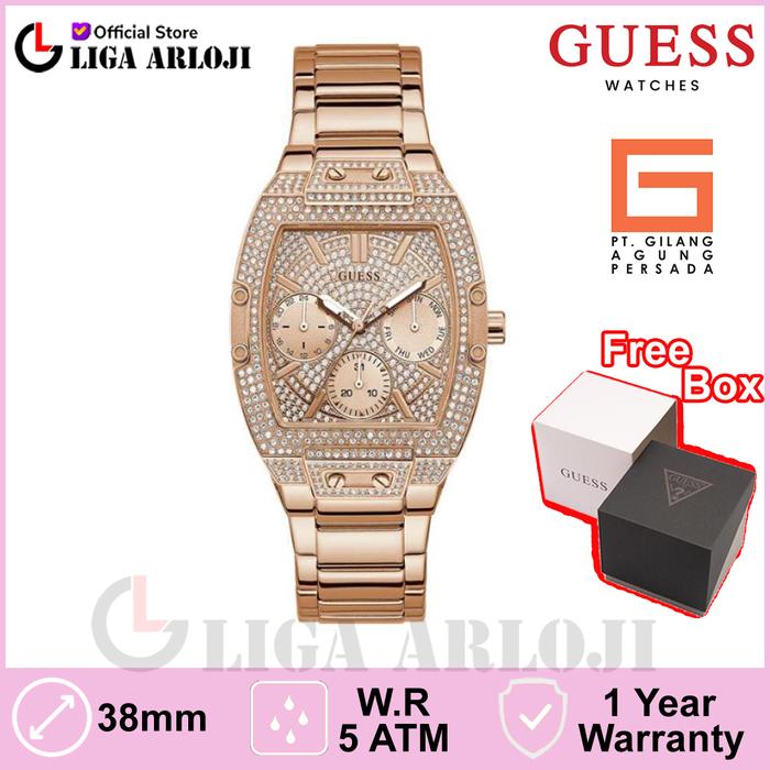 GUESS Watches GW0104L3 Original RAVEN Jam Tangan Wanita Rosegold