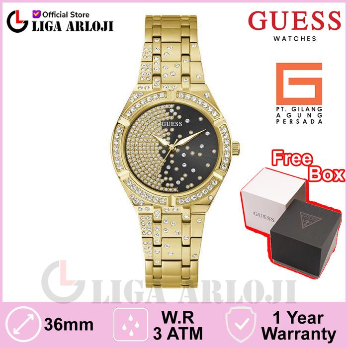 GUESS Watches GW0312L2 Original AFTERGLOW Jam Tangan Wanita Gold