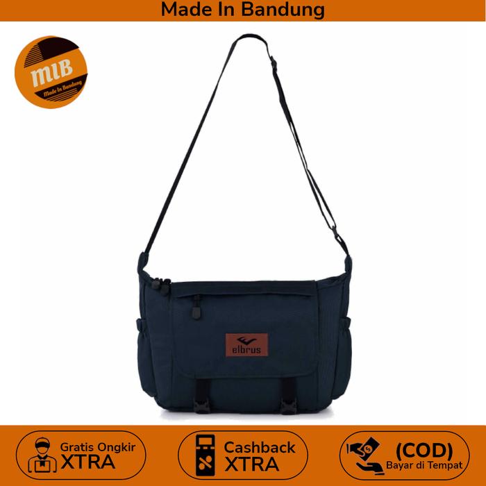 Tas Selempang Sling Bag Pria Slingbag Slempang Messenger Navy TL 052