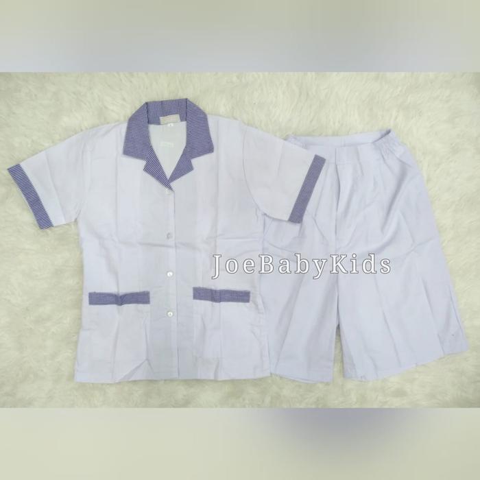 Seragam Suster kulot / Baju suster lengan pendek celana pendek