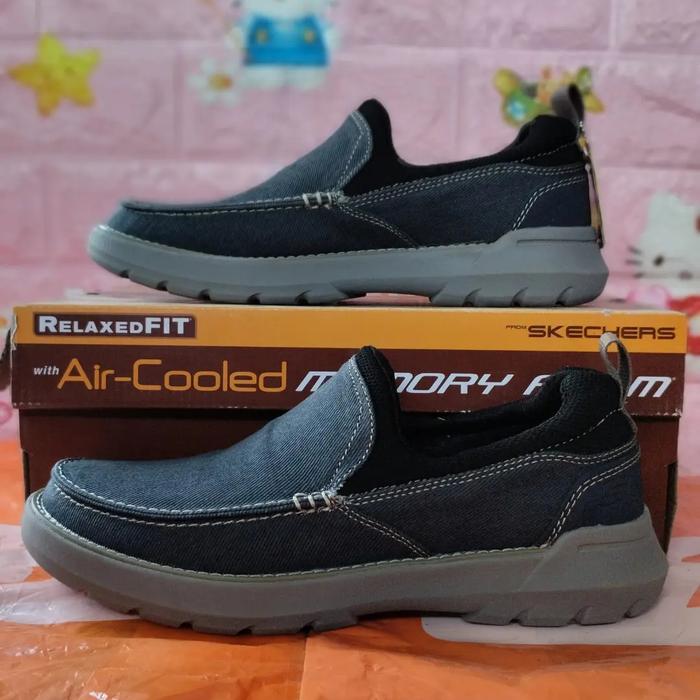 Sepatu Skechers Doveno Cowok Sale / ukuran 44,5