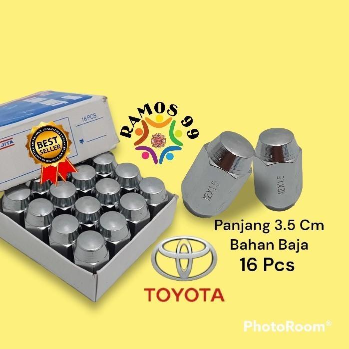 Mur Roda Racing Baut Lugnut Mobil Toyota All New Rush Isi 16/20 Pcs
