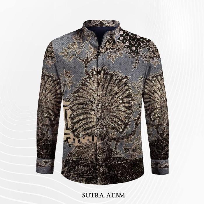 KEMEJA BATIK TULIS PRIA SUTRA ATBM ORI MOTIF CAHKRA