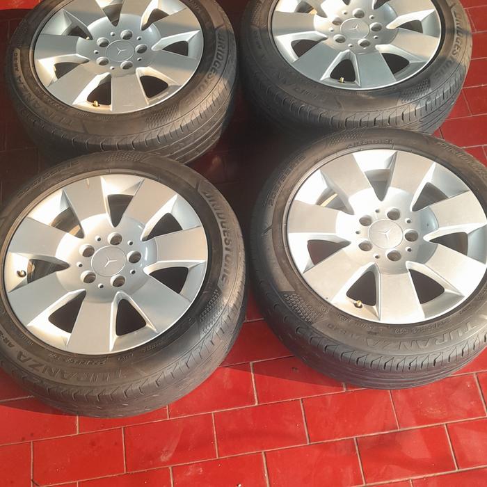 velg oem mercy C.claas W204 R16 pcd 5*112 plus ban ..4pcs