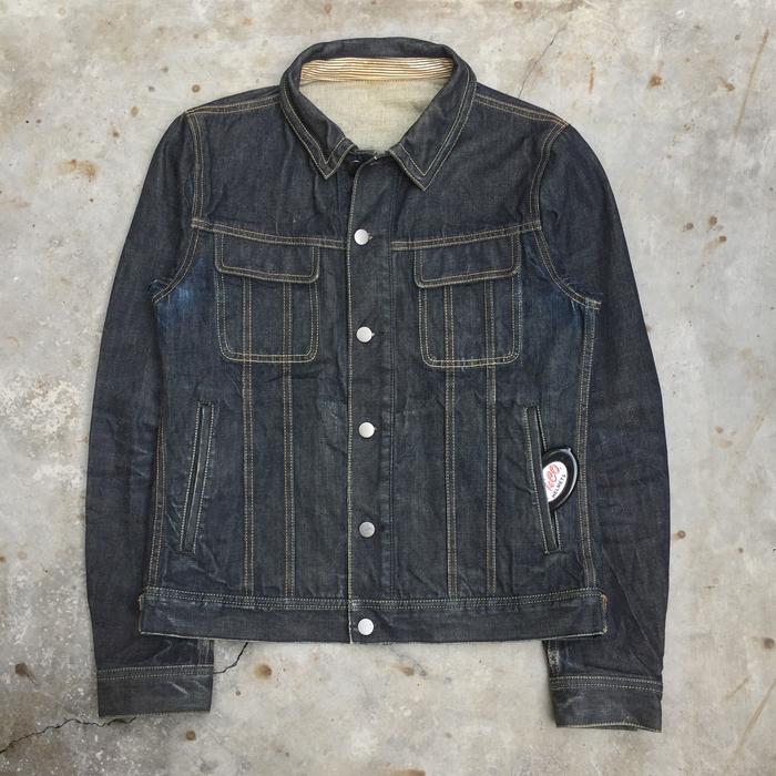Hare Rigid Indigo Denim Trucker Jacket