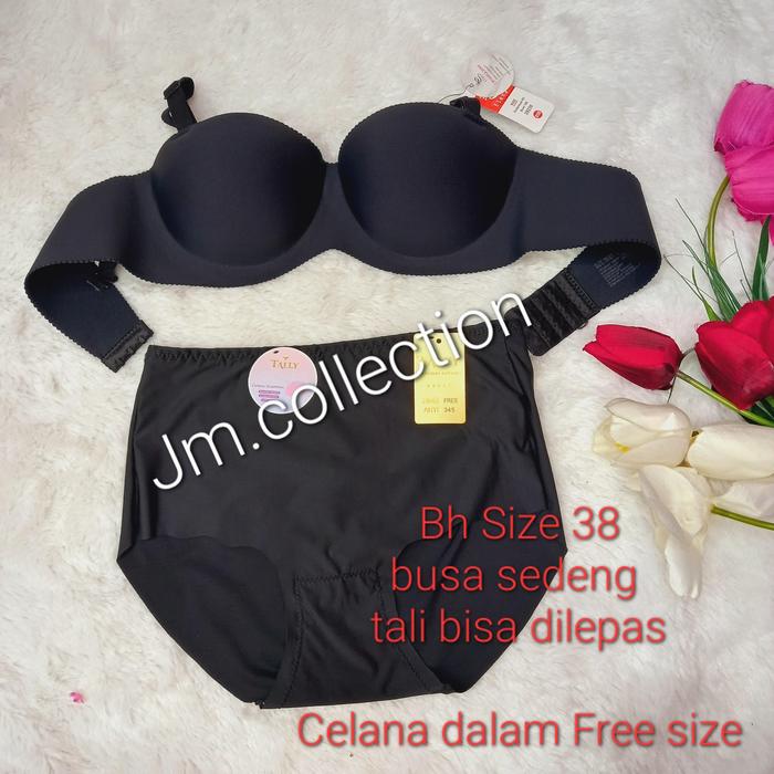 Bra one set setengah cup elena size 38 + celena dalam