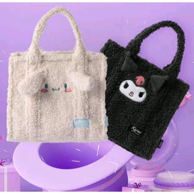Tas Tote Bag Hand Bag Tenteng Cinnamoroll Kuromi Miniso