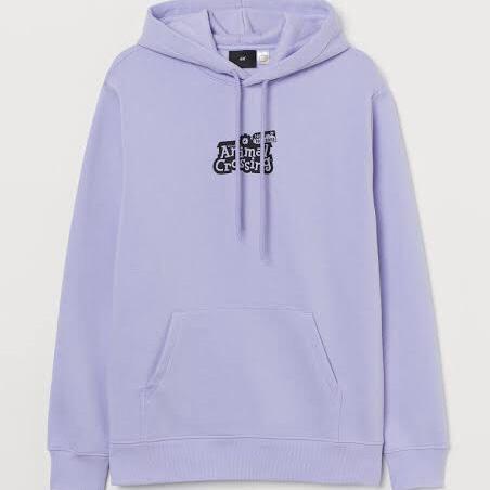 HNM FULL TAG NEW ANIMAL CROSSING PURPLE HOODIE SWEATER JACKET