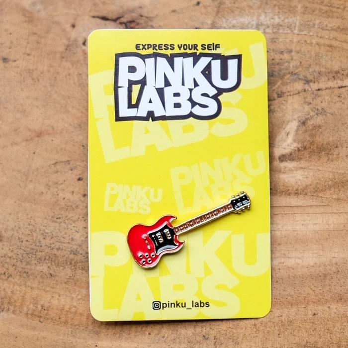 ENAMEL PIN IMPORT - GIBSON SG