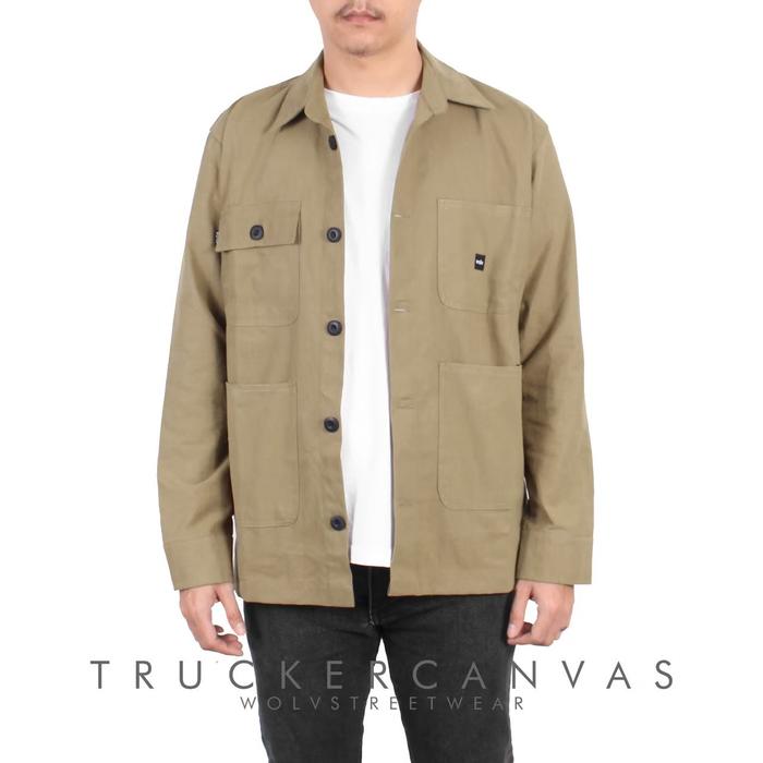 JAKET TRUCKER CANVAS PRIA TERMURAH JAKET TRUCKER ORIGINAL JACKET PARKA