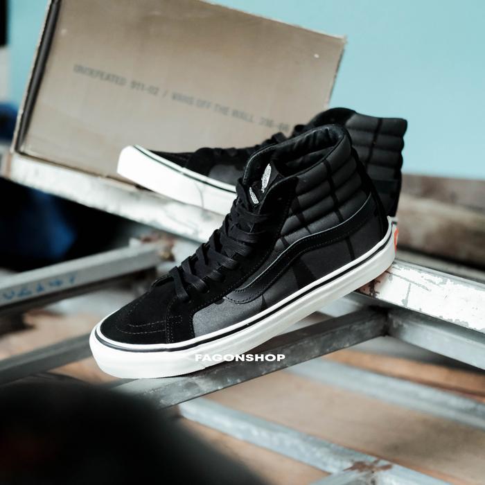 VANS SK8-HI VAULT OG LX X UNDEFEATED LOGO BLACK ORIGINAL 100% - BNIB