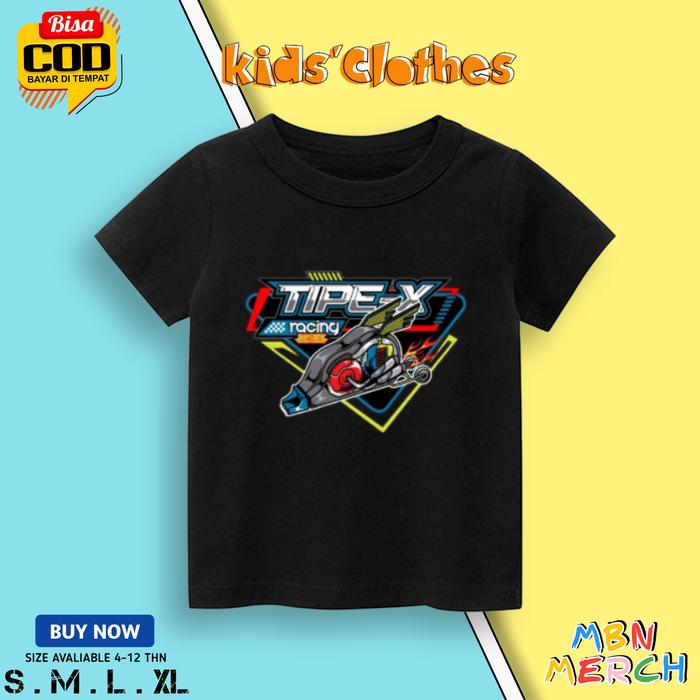 Baju kaos anak tipe x trondol racing