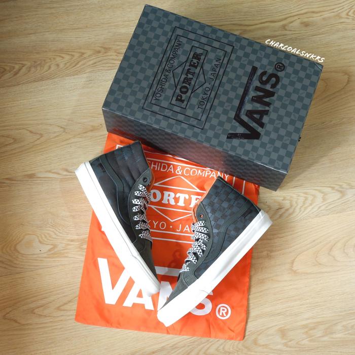 Porter x Vans Vault OG Sk8-Hi LX "Forest Night Floral Checkerboard"