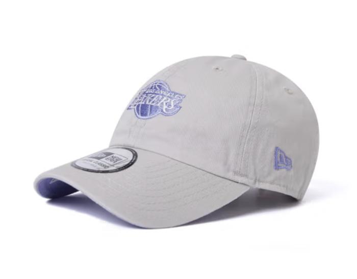 New Era Casual Classic Los Angeles Lakers Grey/Purple Cap 100% Ori