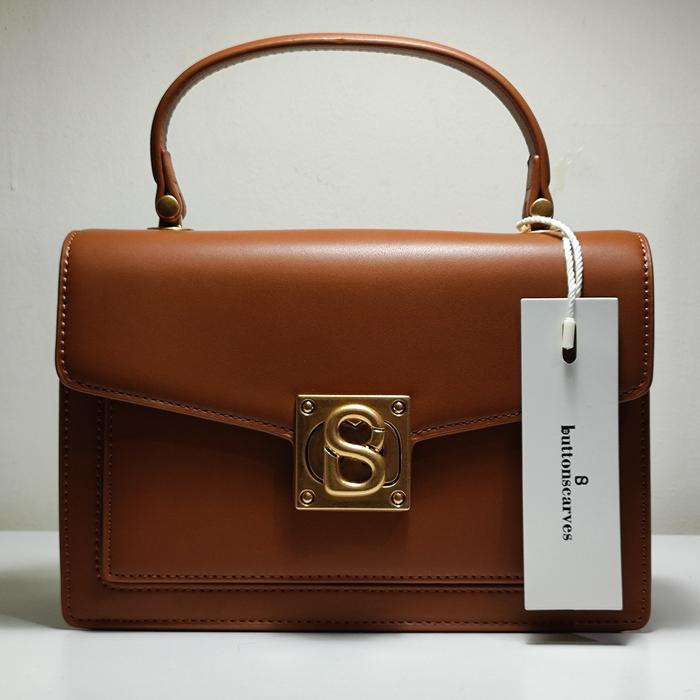 Buttonscarves Kate Bag Brown Sugar VNDS