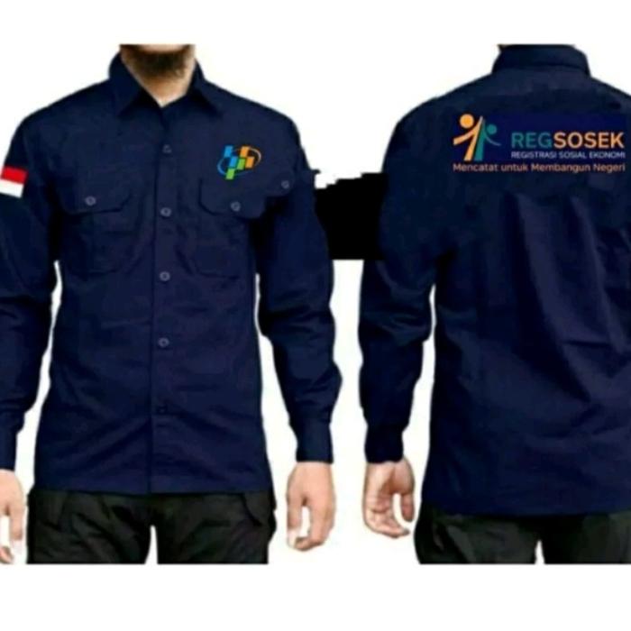 KEMEJA BPS SERAGAM BPS BAJU REGSOSEK