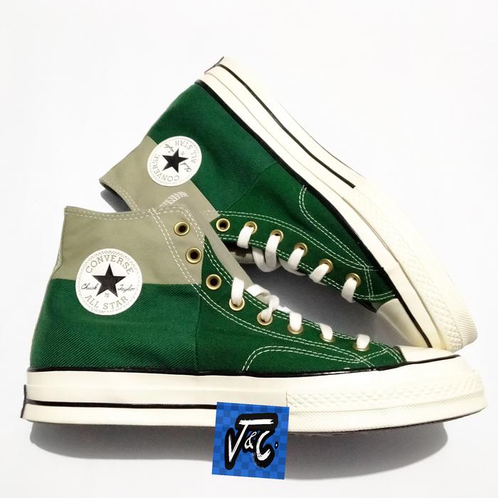 Converse Chuck 70 70s Colorblocked Colorblock Split Color Popped Field