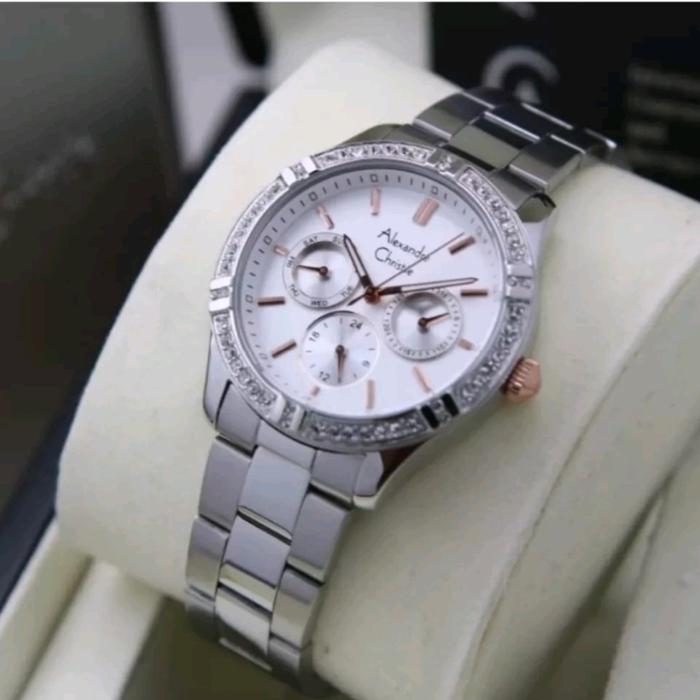 ALEXANDRE CHRISTIE AC 2A51 / AC2A51 / 2A51 SILVER WANITA ORIGINAL