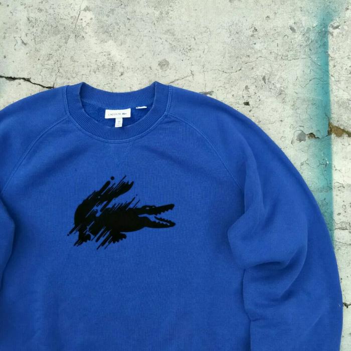Crewneck Lacoste Biglogo Velvet Original