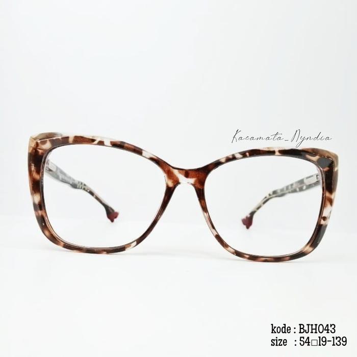 Kacamata Kotak Semi Cat Eye JH043