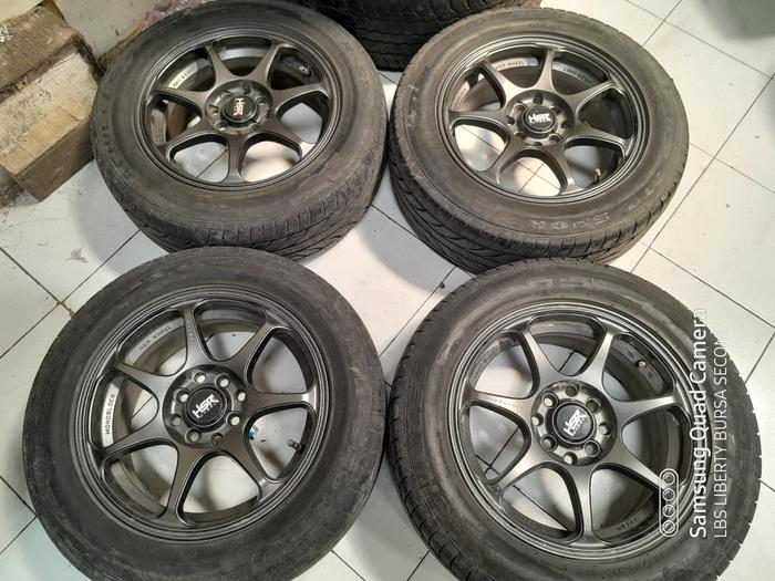 VELG SEBUNSUTA R15X6,5 ET42 PCD 4x100, 4x114 BAN ACHILLES 195/60R15