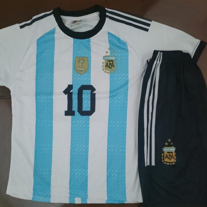 Jersey Messi Anak ukuran 16