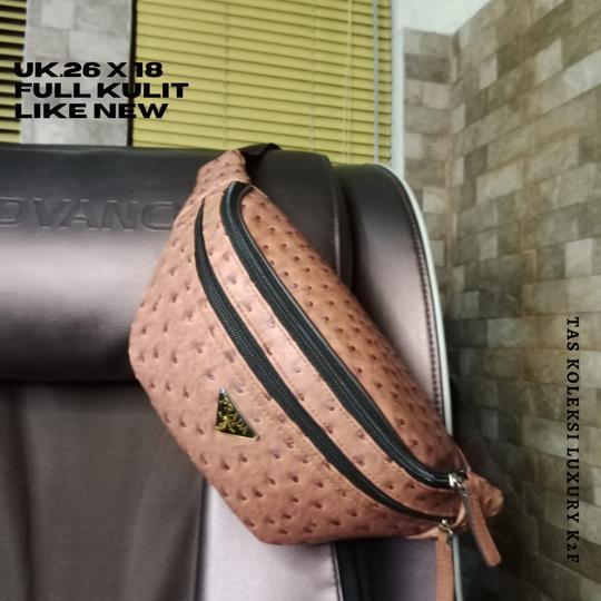 Waist bag/WB kulit preloved Prad*, mulus