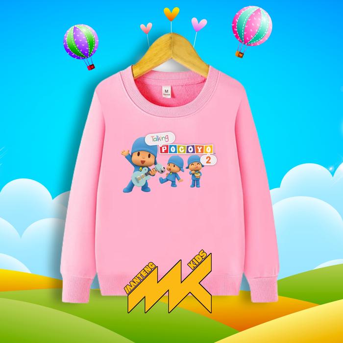 Sweater Anak Pocoyo Kartun / Jaket Anak Pocoyo Karakter