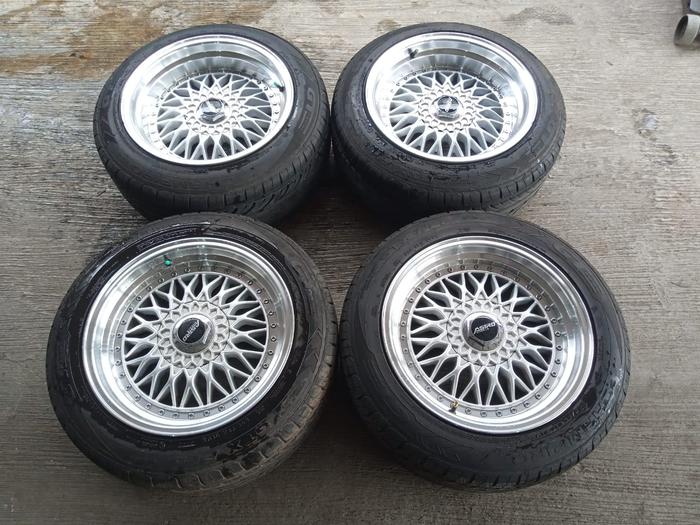 VELG MOBIL BEKAS BBS RING 16 + BAN GT RADIAL VIOS JAZZ AVANZA
