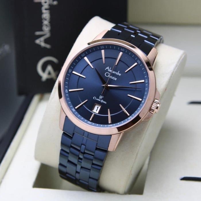 Jam Tangan Pria Alexandre Christie Original AC8655MD