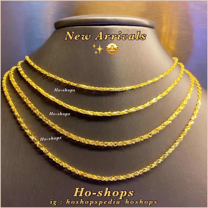 Kalung Mas Kuning 24K Kadar 99.99% Asli Emas Pure Gold