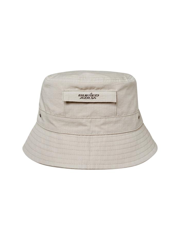 ADLV x BA Out Pocket Bucket Hat Beige