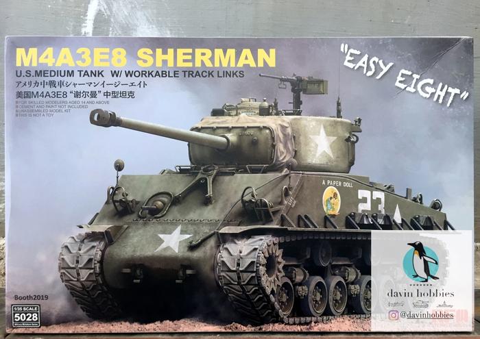 RFM 1/35 Sherman M4A3E8 W/ Workable Track Links