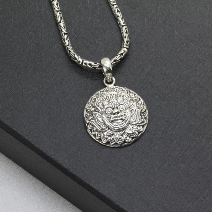 BARONG PENDANT LIONTIN BARONG MAINAN PERAK 925 HANDMADE BALI