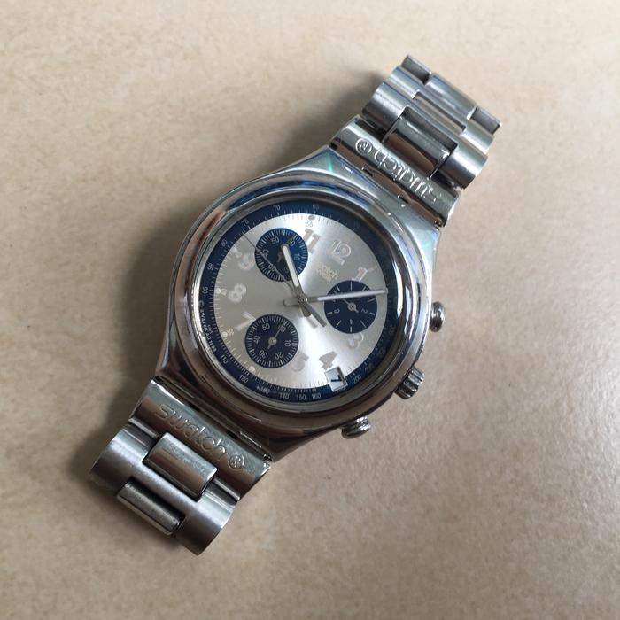 Jam Tangan SWATCH IRONY CHRONOGRAPH (Quartz Movement) Original