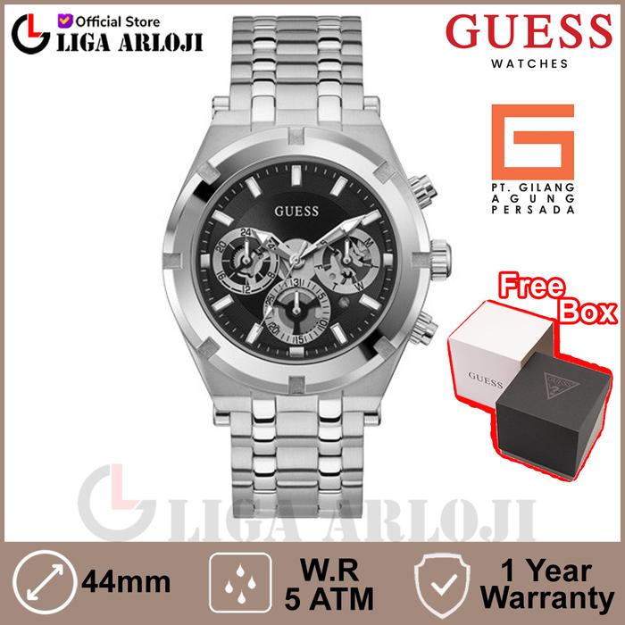 GUESS Watches GW0260G1 Original CONTINENTAL Jam Tangan Pria Analog