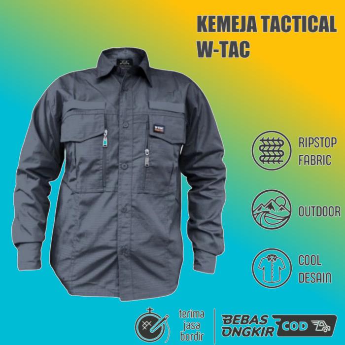 KEMEJA TACTICAL W TAC - LENGAN PANJANG - KEMEJA WTAC - TACTICAL - 511