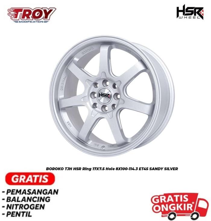 Velg Mobil HSR Ring 17 BOROKO TJH Racing TE37 R17 Velg Avanza,Xenia,
