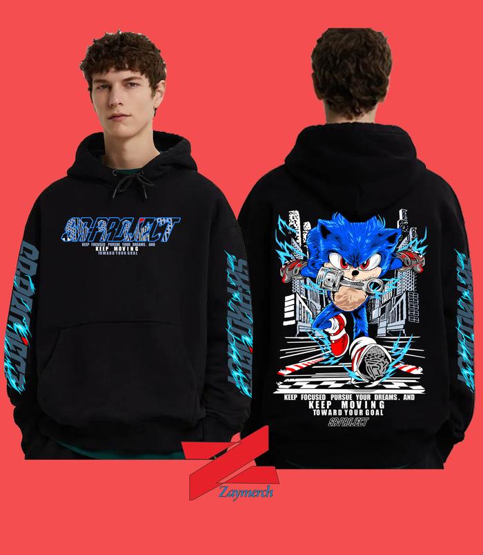 JAKET HOODIE DEWASA SR PROJECT SONIC