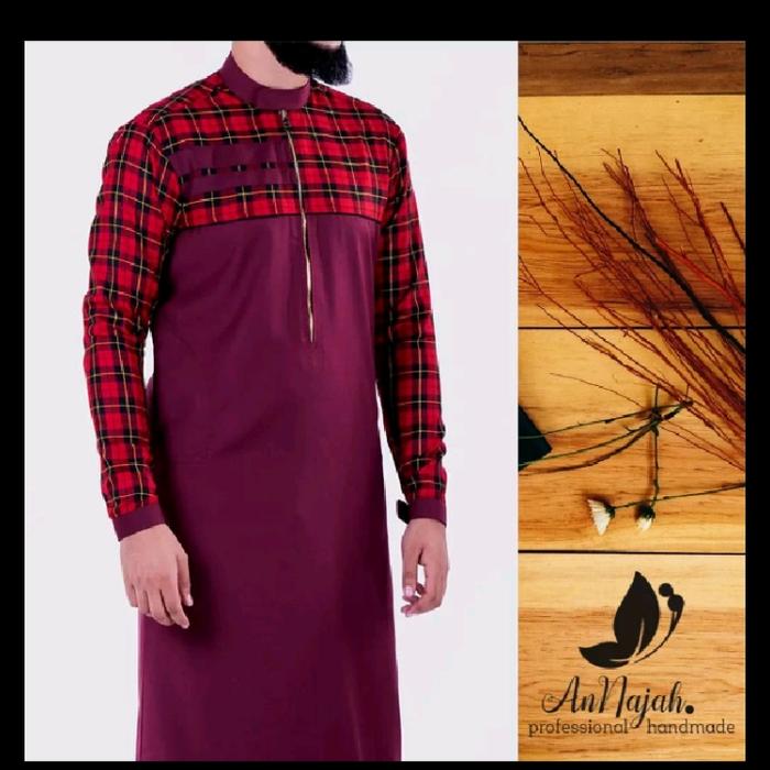 jubah luaran an Najah jubah pria gamis arab Al Haramain flannel