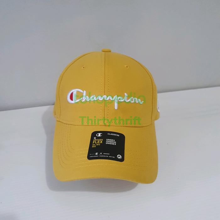 Topi Champion Baseball Cap Kuning