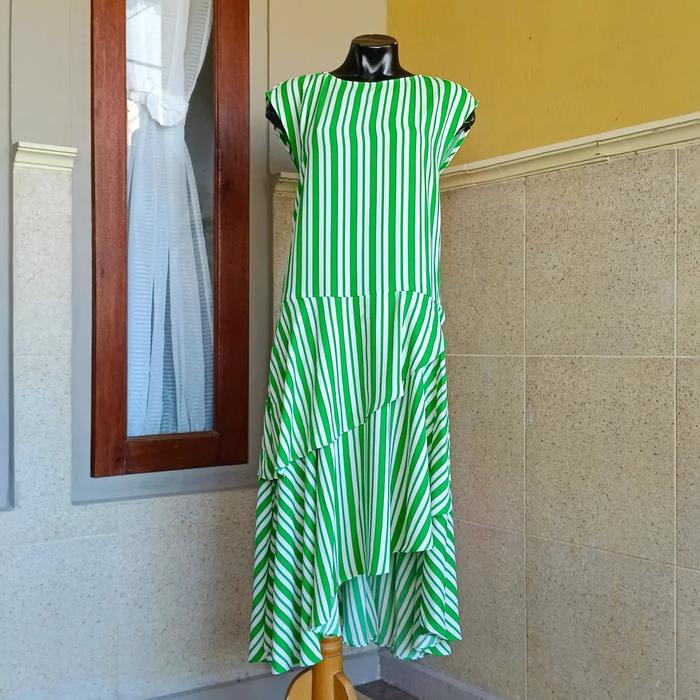 JAJU RUFFLE DOWN DRESS