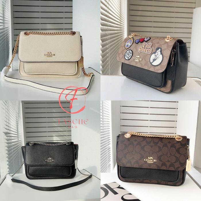 TAS WANITA WOMEN KLARE CROSSBODY 25 IN SIGNATURE CANVAS cc353 c878 152