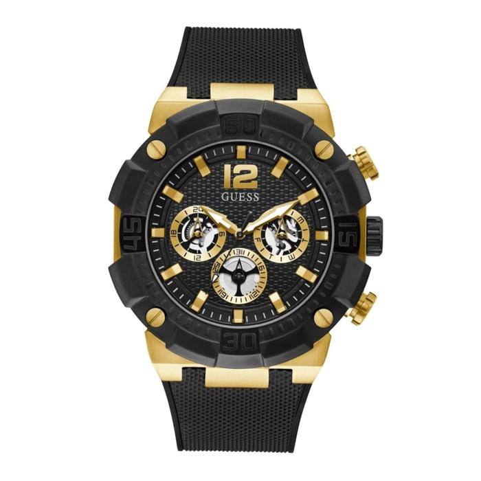 Jam Tangan Pria Gue55 Original Gw0264G3 Gw0264G1 Gw0264G4 Strap Rubber