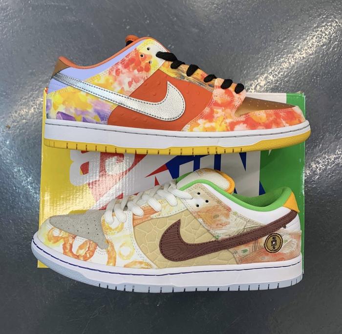 Jason Deng x SB Dunk Low Street Hawker BNIB Authentic Sneakers 100%
