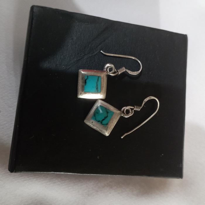 Anting perak 925, embos kode 925, preloved / Second
