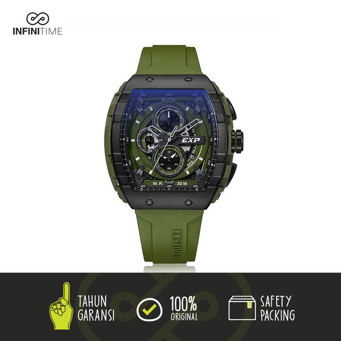 Jam Tangan Expedition 6782 E6782 E 6782 Green Black Pria