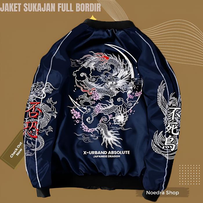Jaket Sukajan Jacket Bomber Pria Wanita Jket Anime Jepang