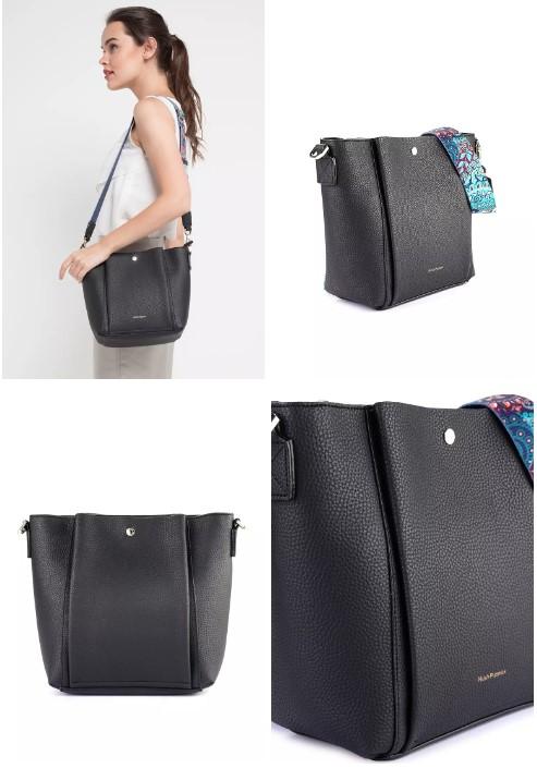 Tas Hush Puppies Frances Satchel (M) Shoulder Bag Wanita