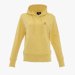 Converse  Star Chevron Hoodie.Yellow.Hoodie Women Original